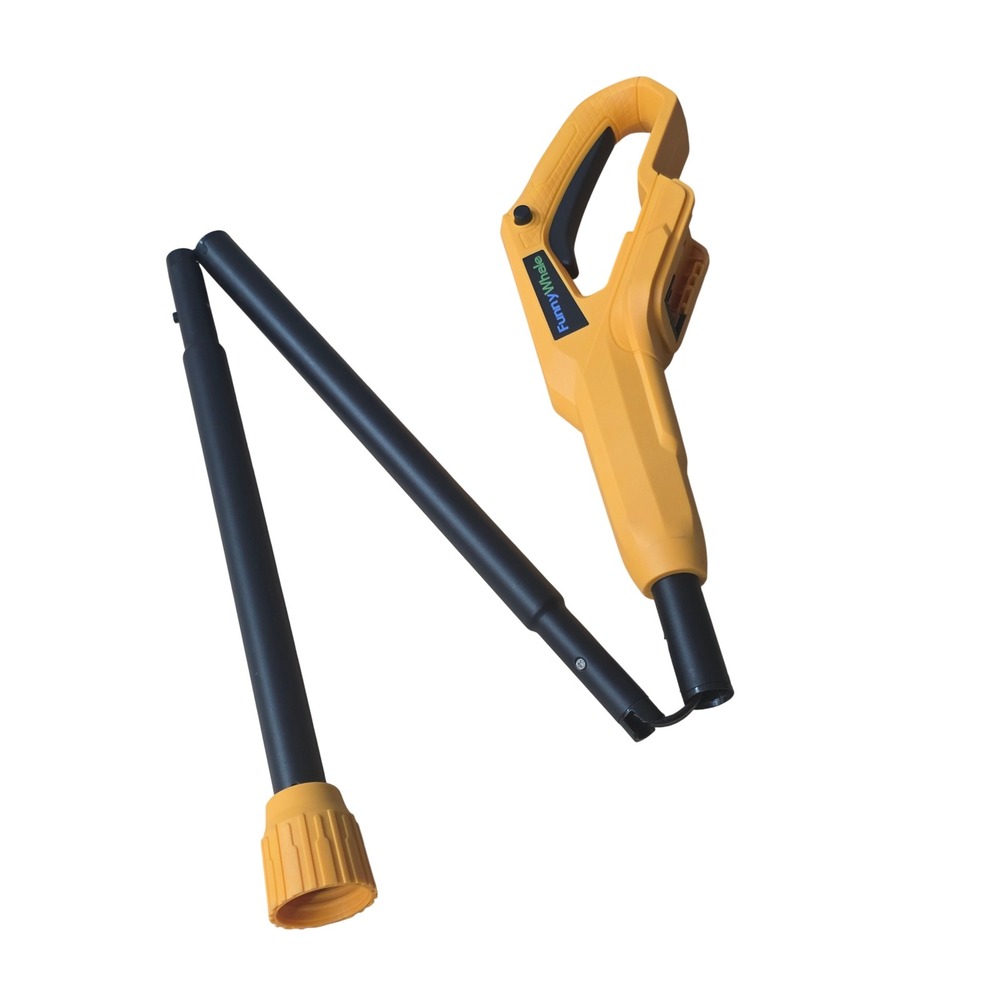 FunnyWhale Snow Blower Cordless Folding Pole Housing Handle Parts Yellow Black